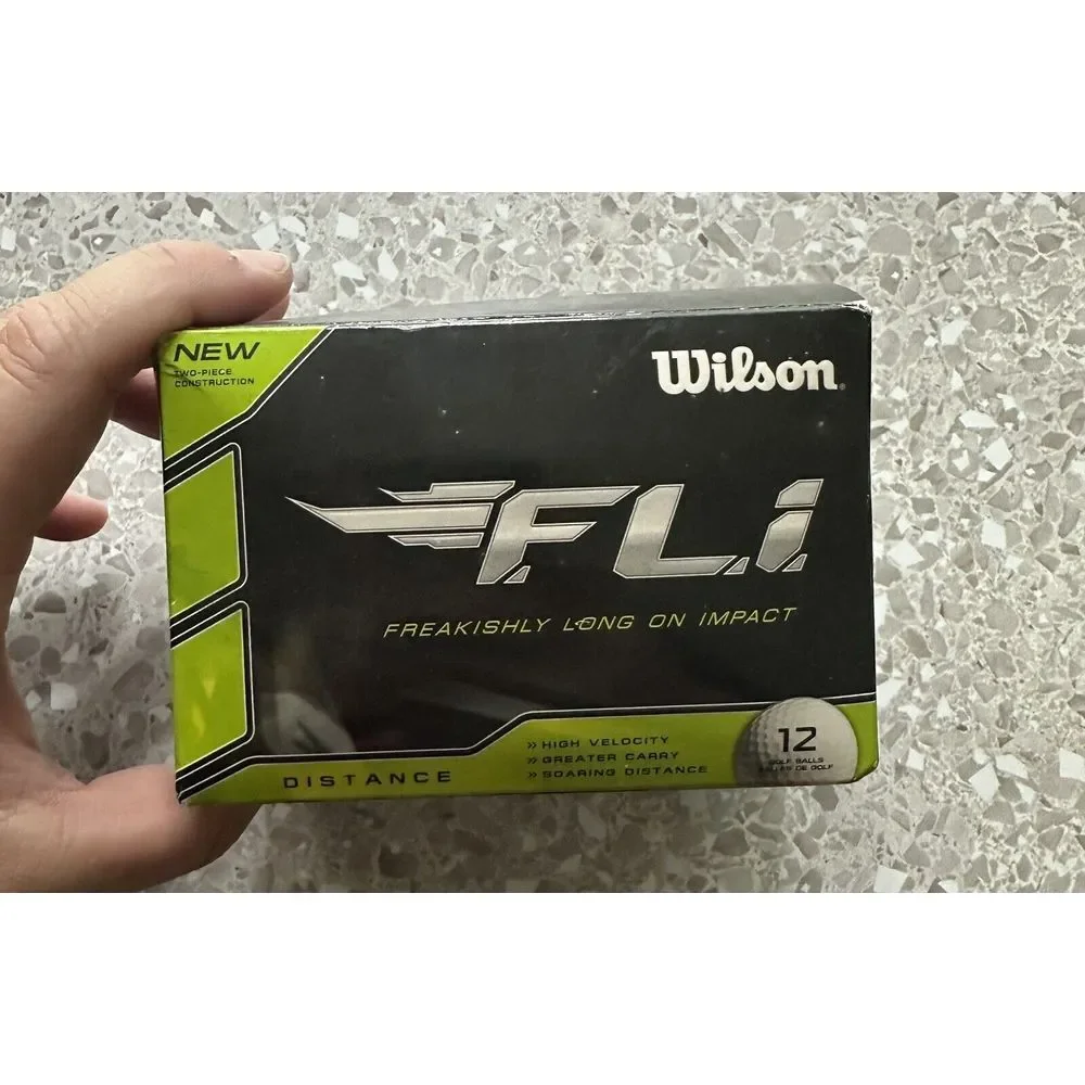 Wilson F.L.I. FLI White Golf Balls (12ct box) NEW Freakishly‎ Long On Impact